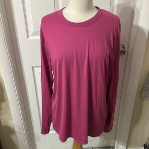 lululemon athletica Fuchsia Long Sleeve Top